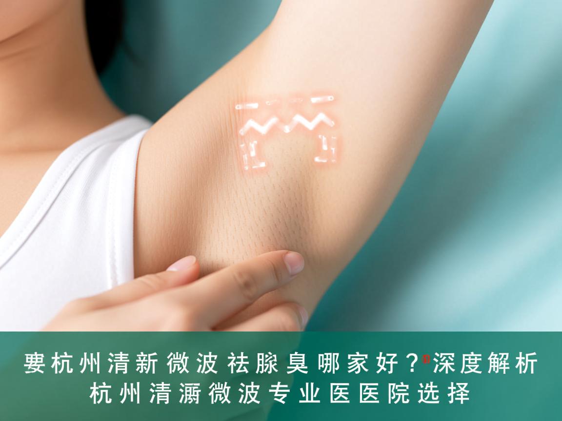 杭州清新微波祛腋臭哪家好？深度解析杭州清新微波专业医院选择