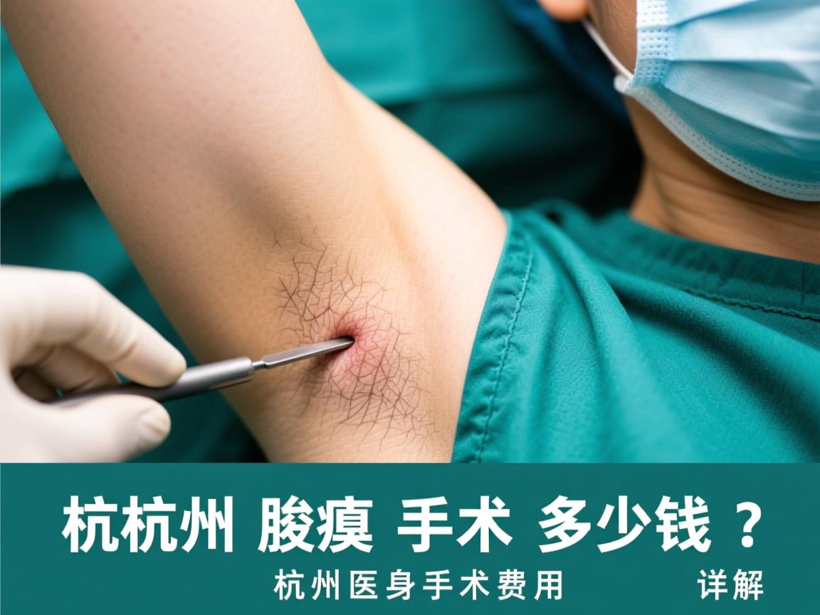 杭州腋臭手术多少钱？详解杭州腋臭手术费用