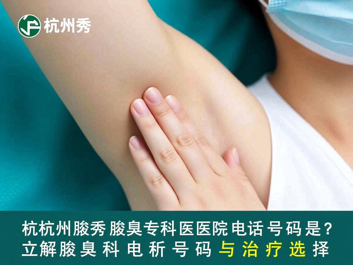 杭州腋秀腋臭专科医院电话号码是多少？解析腋臭专科电话号码与治疗选择
