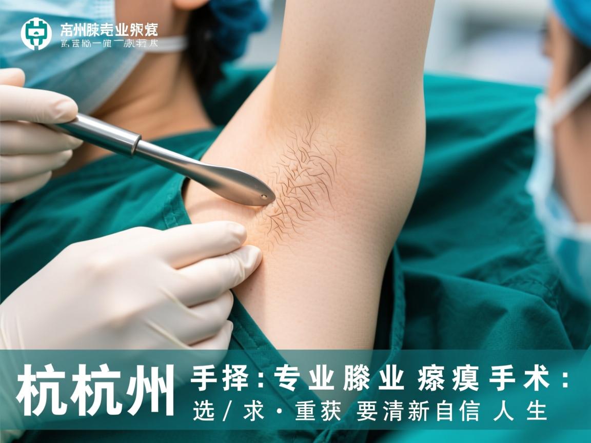 杭州腋臭手术，选择专业腋臭手术，重获清新自信人生