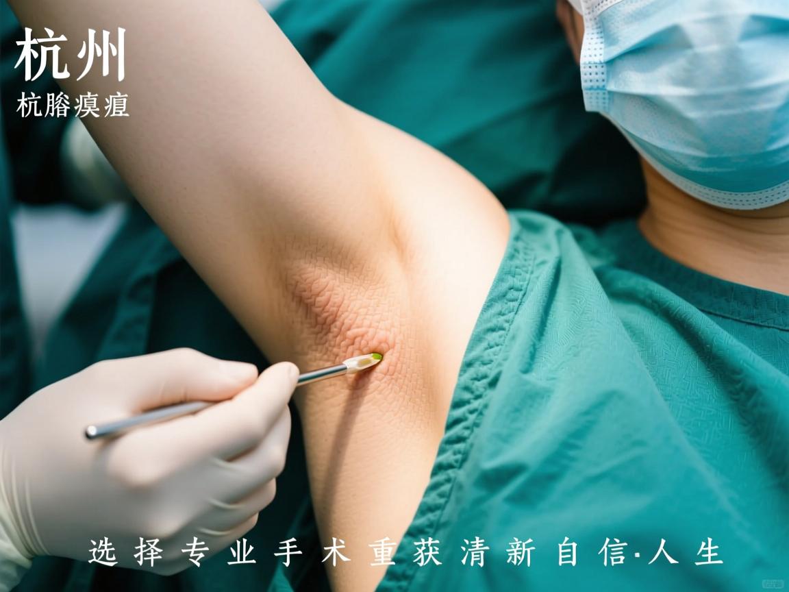 杭州腋臭手术，选择专业腋臭手术，重获清新自信人生