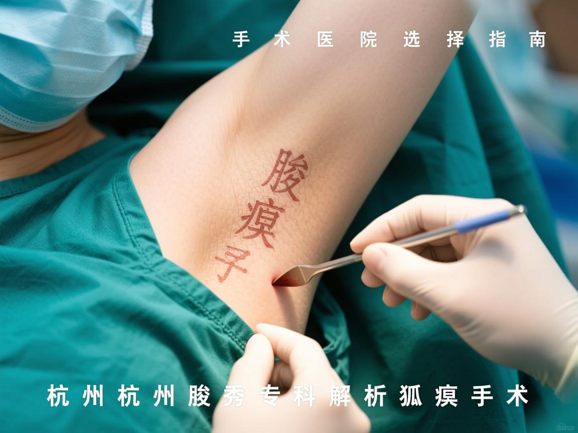 杭州腋臭手术医院选择指南，杭州腋秀专科解析狐臭手术