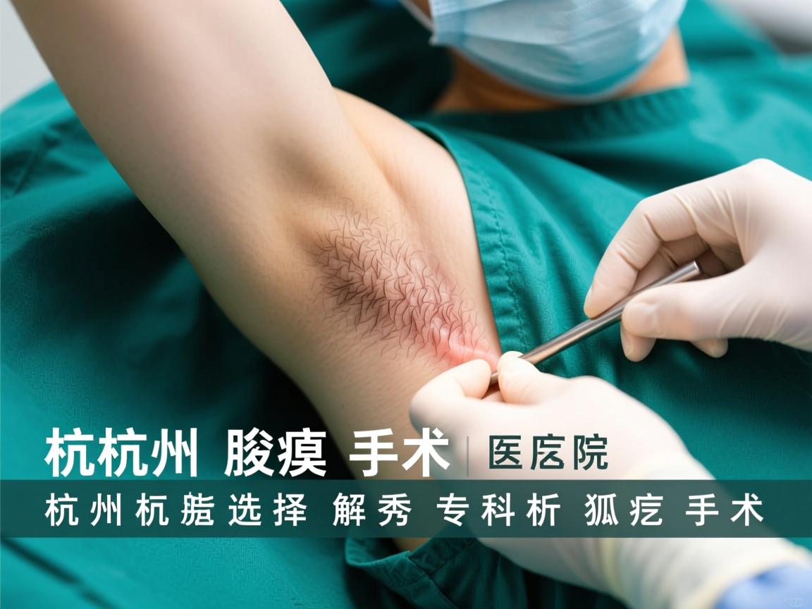 杭州腋臭手术医院选择指南，杭州腋秀专科解析狐臭手术
