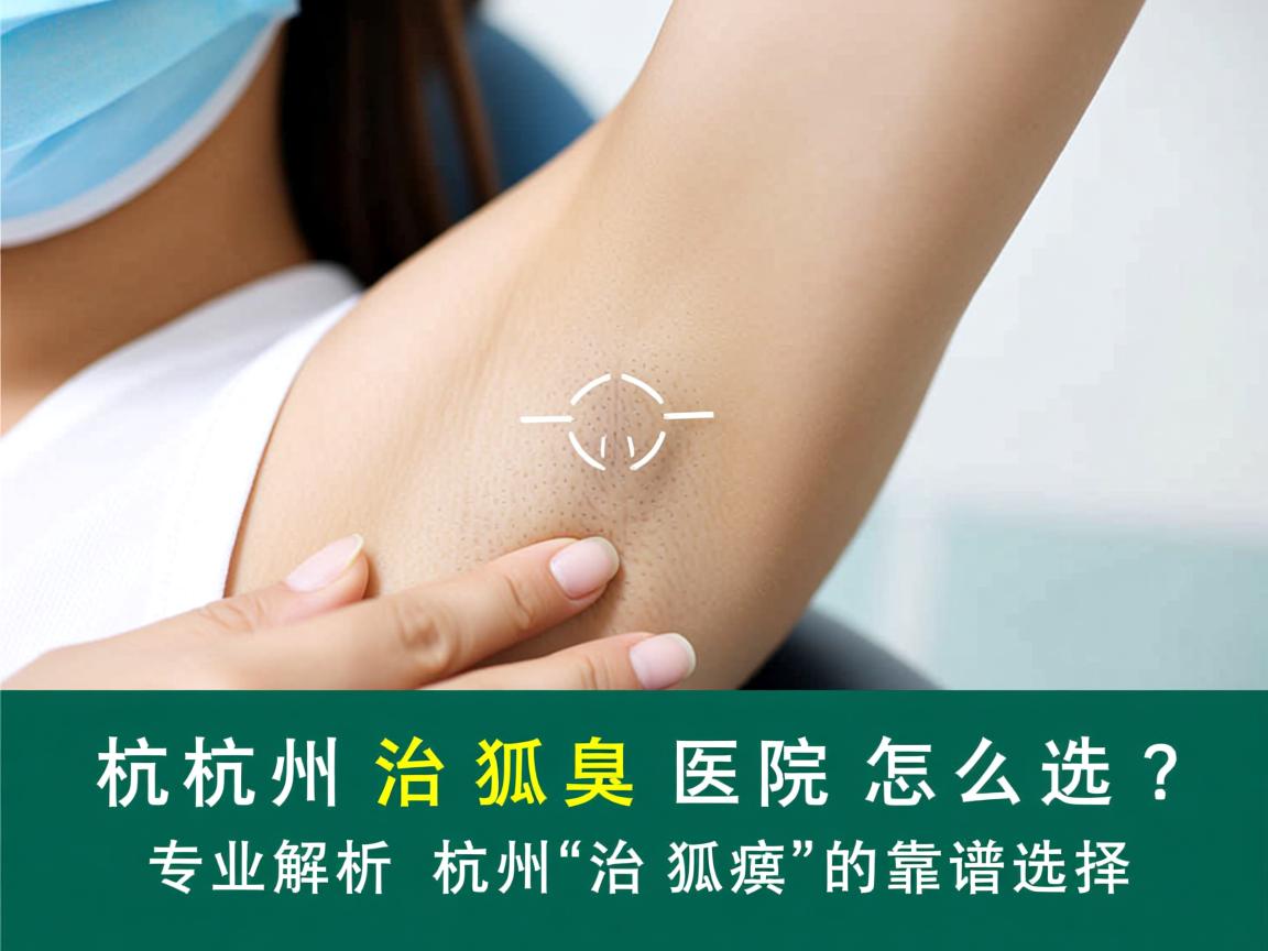 杭州治狐臭医院怎么选？专业解析杭州治狐臭的靠谱选择