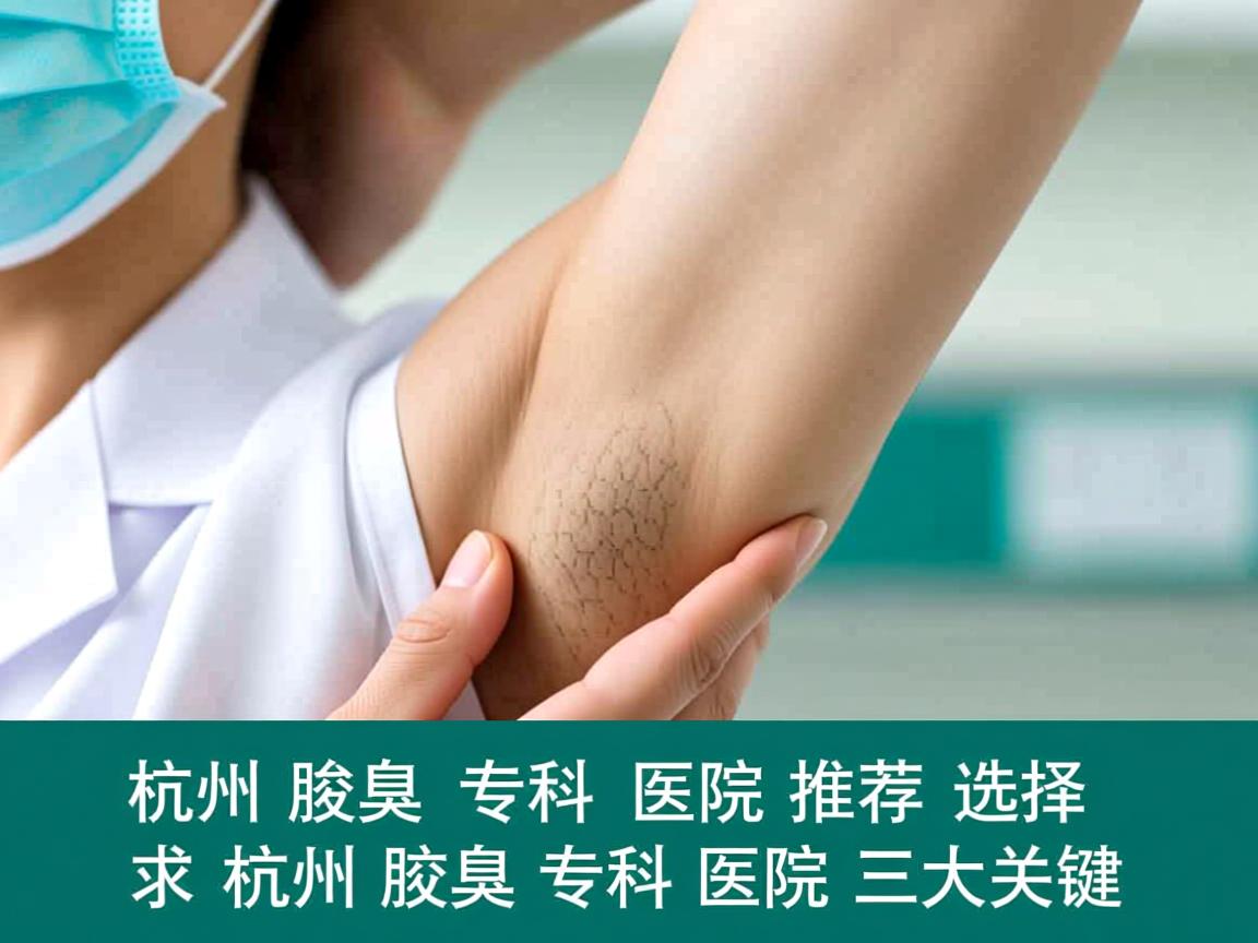 杭州腋臭专科医院推荐,选择杭州腋臭专科医院的三大关键 杭州腋臭专科医院推荐,选择杭州腋臭专科医院的三大关键