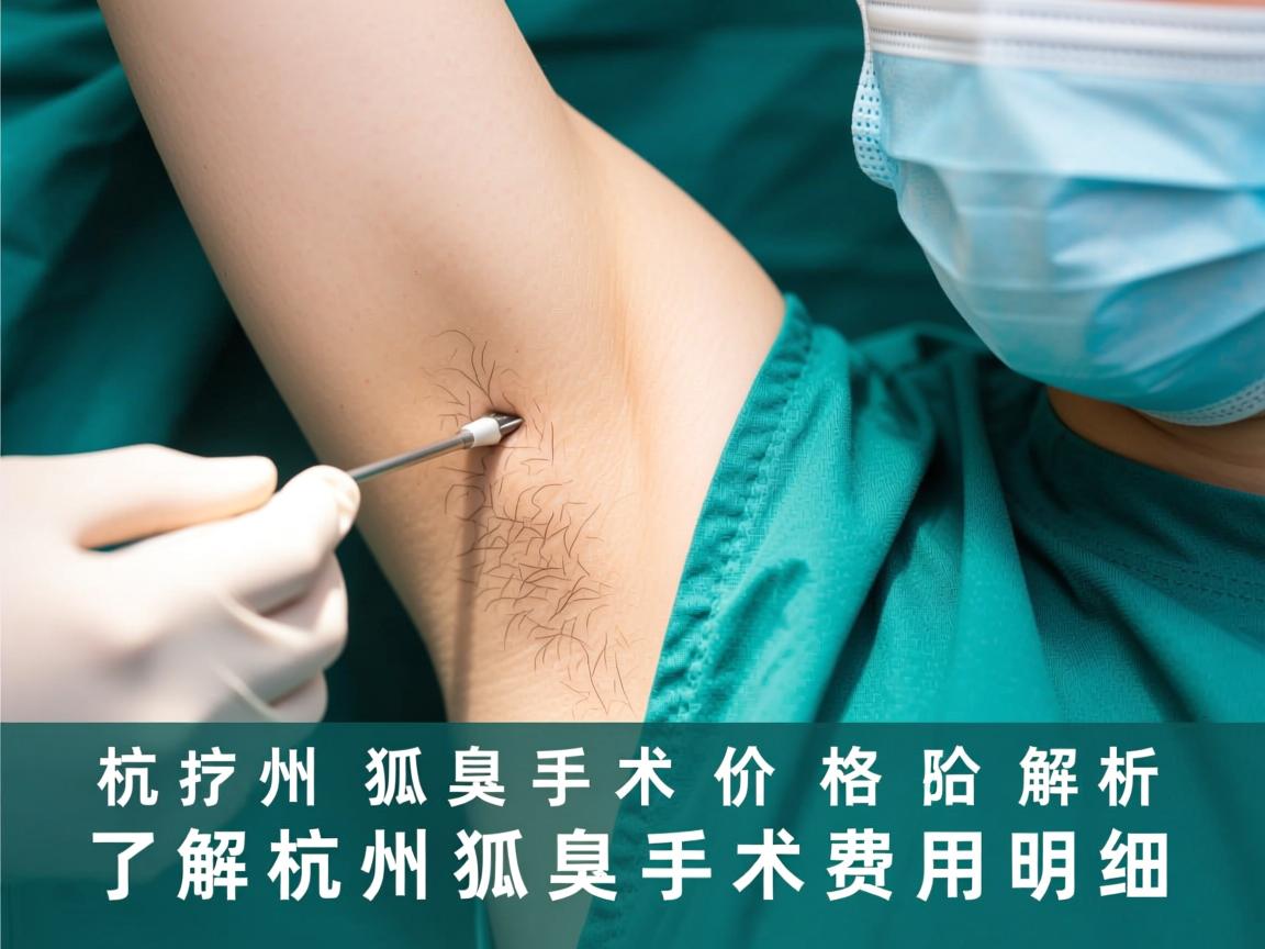 杭州狐臭手术价格解析,了解杭州狐臭手术费用明细 杭州狐臭手术价格解析,了解杭州狐臭手术费用明细