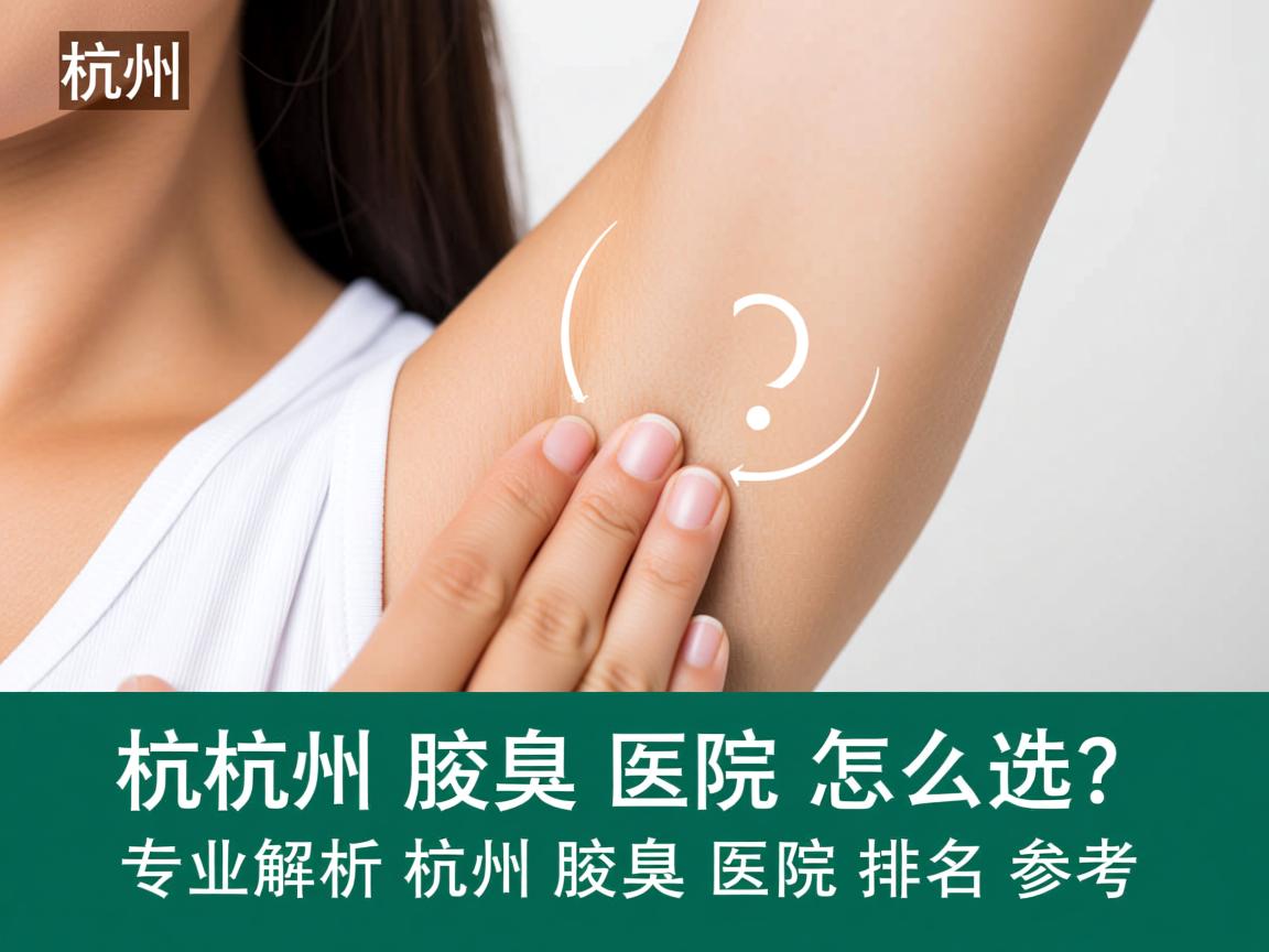 杭州腋臭医院怎么选？专业解析杭州腋臭医院排名参考