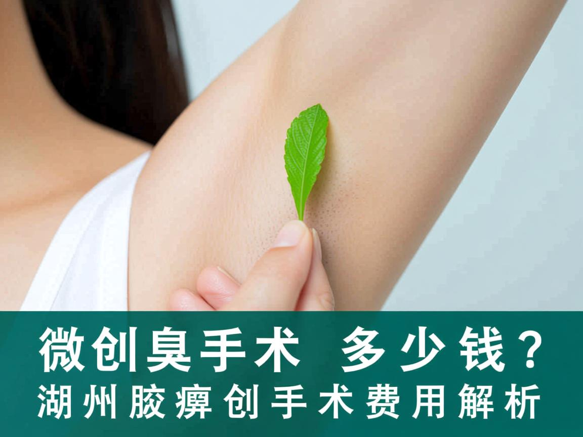 在湖州做腋臭微创手术多少钱？湖州腋臭微创手术费用解析