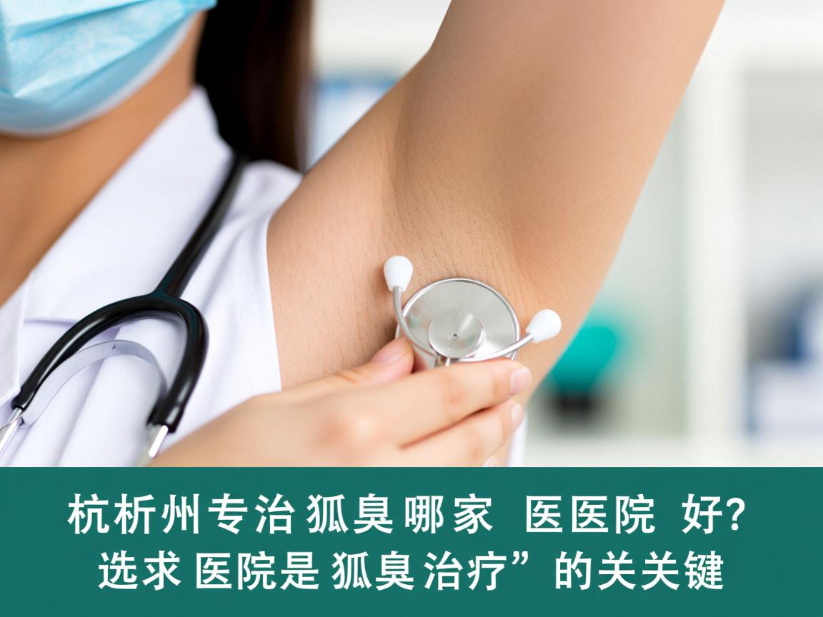 杭州专治狐臭哪家医院好？选对医院是狐臭治疗的关键