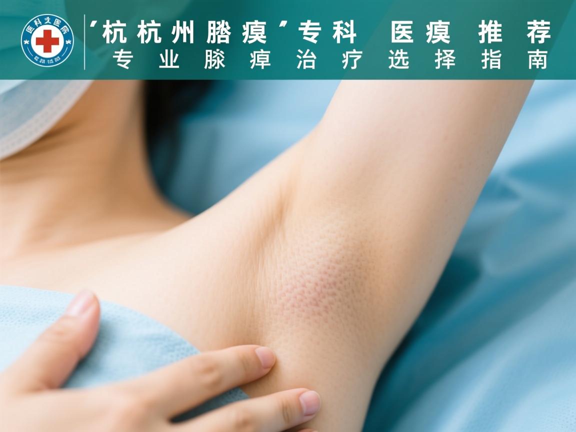 杭州腋臭专科医院推荐，专业腋臭治疗选择指南