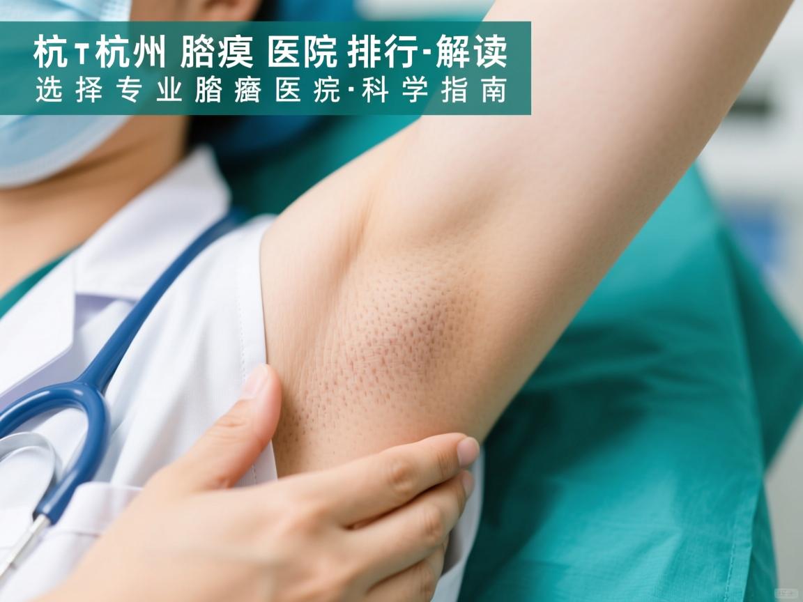 杭州腋臭医院排行解读，选择专业腋臭医院的科学指南