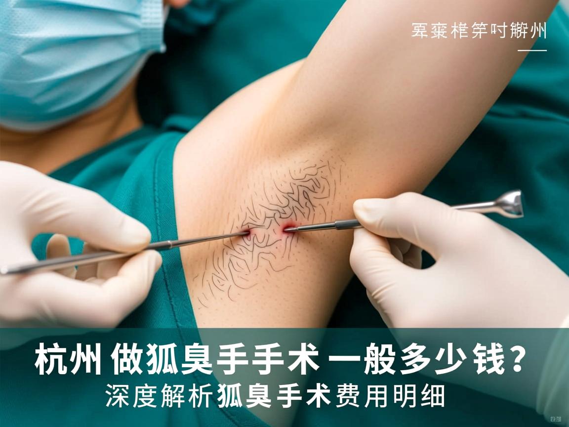 杭州做狐臭手术一般多少钱？深度解析狐臭手术费用明细