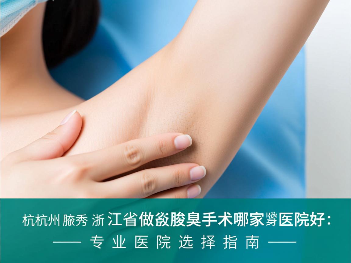 杭州腋秀解析,浙江省做腋臭手术哪家医院好,专业医院选择指南 杭州腋秀解析,浙江省做腋臭手术哪家医院好,专业医院选择指南