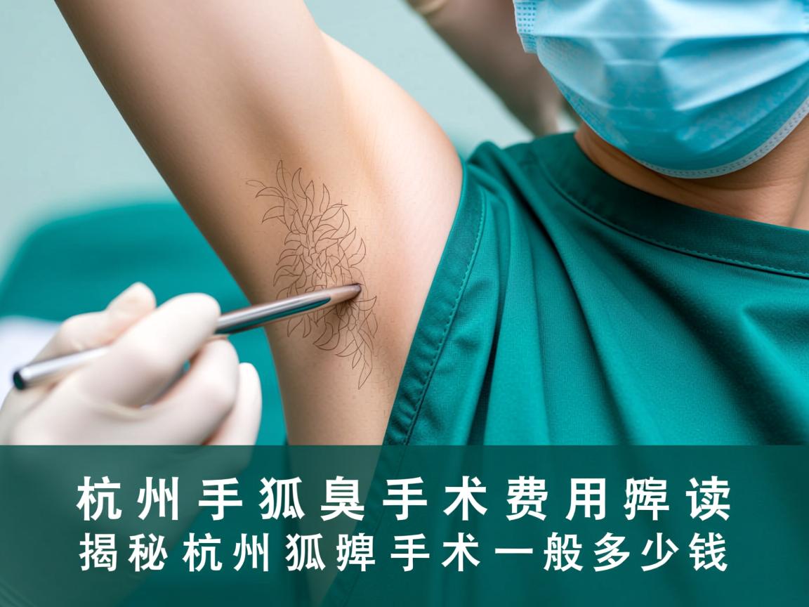 杭州狐臭手术费用解读，揭秘杭州狐臭手术一般多少钱
