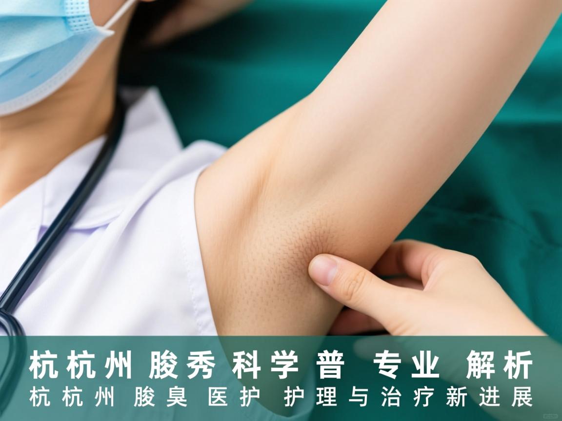 杭州腋秀科普，专业解析杭州腋臭医疗的护理与治疗新进展