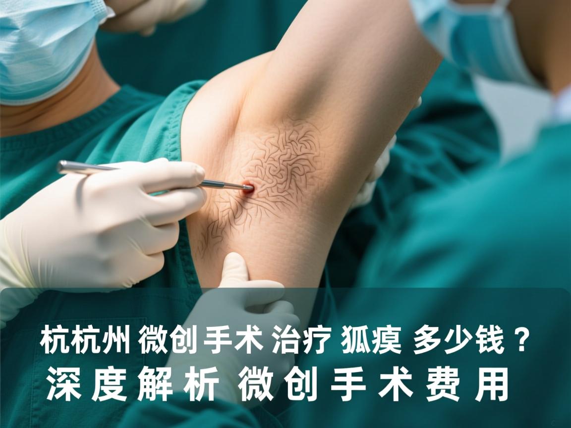 杭州微创手术治疗狐臭多少钱？深度解析微创手术费用