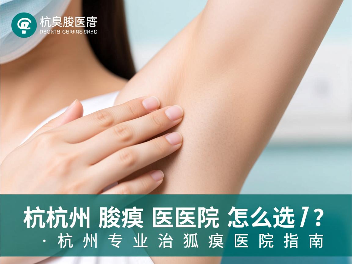杭州腋臭医院怎么选？杭州专业治狐臭医院指南