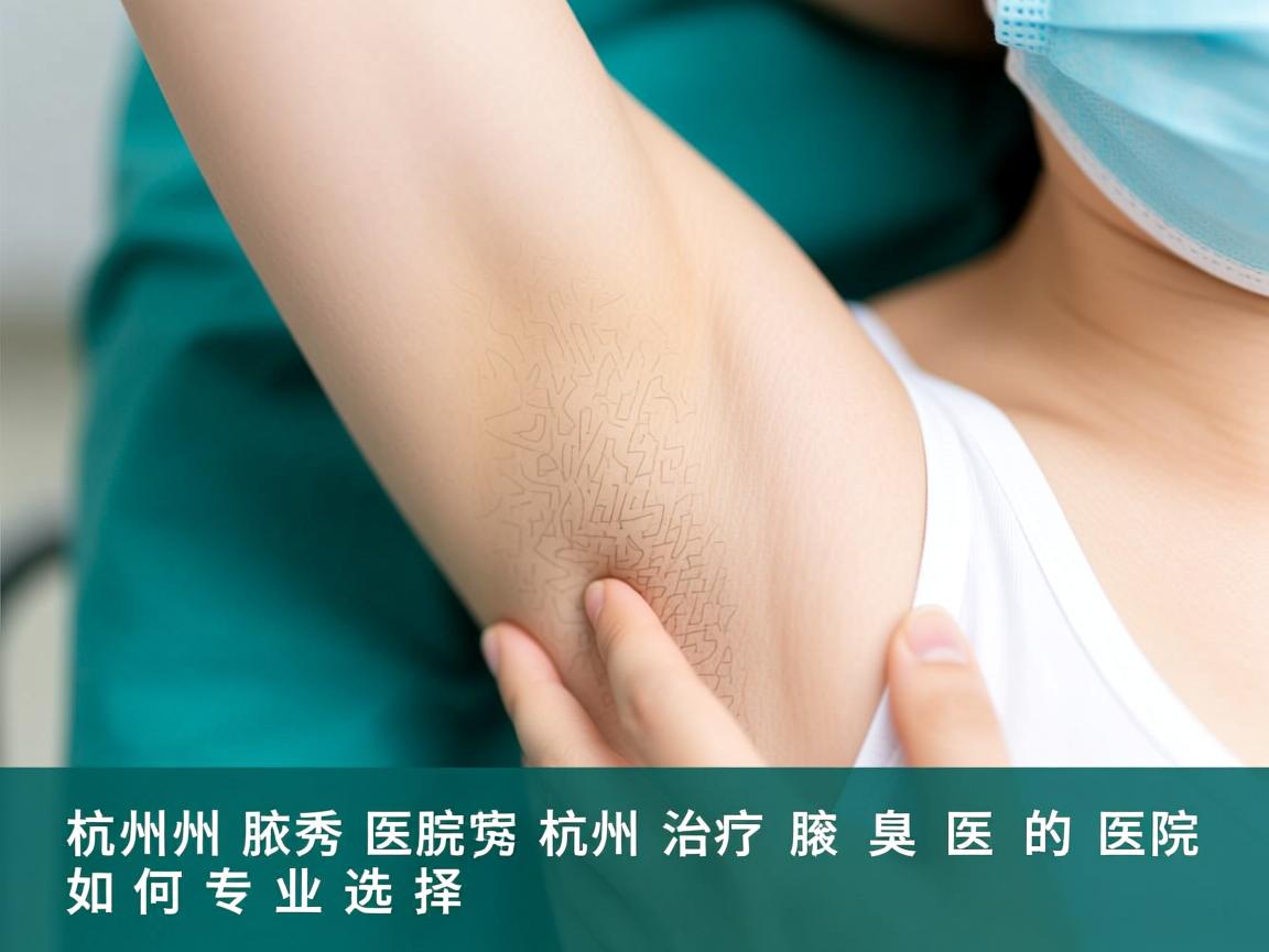 杭州腋秀医院解析，杭州治疗腋臭的医院如何专业选择