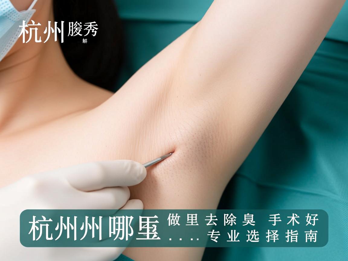 杭州腋秀解析，杭州哪里做去除腋臭手术好，专业选择指南
