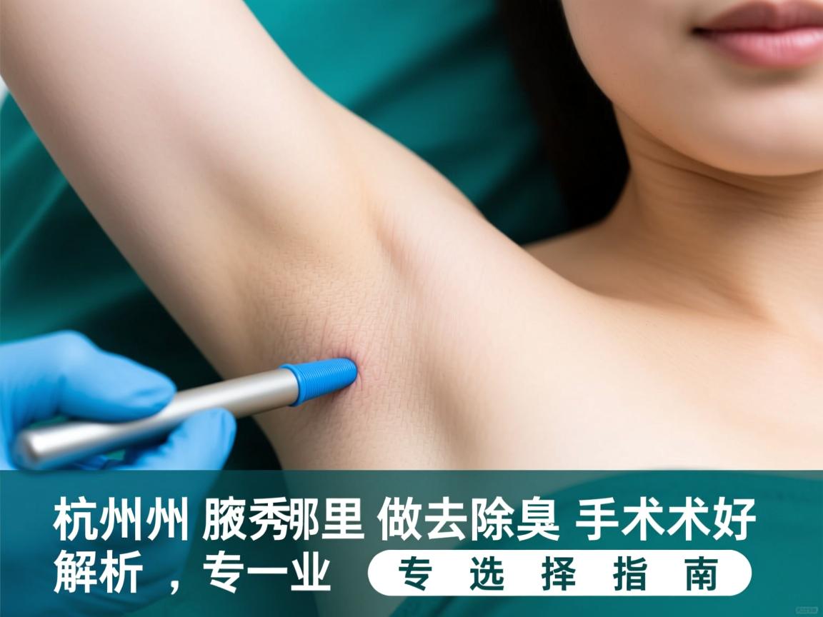 杭州腋秀解析，杭州哪里做去除腋臭手术好，专业选择指南