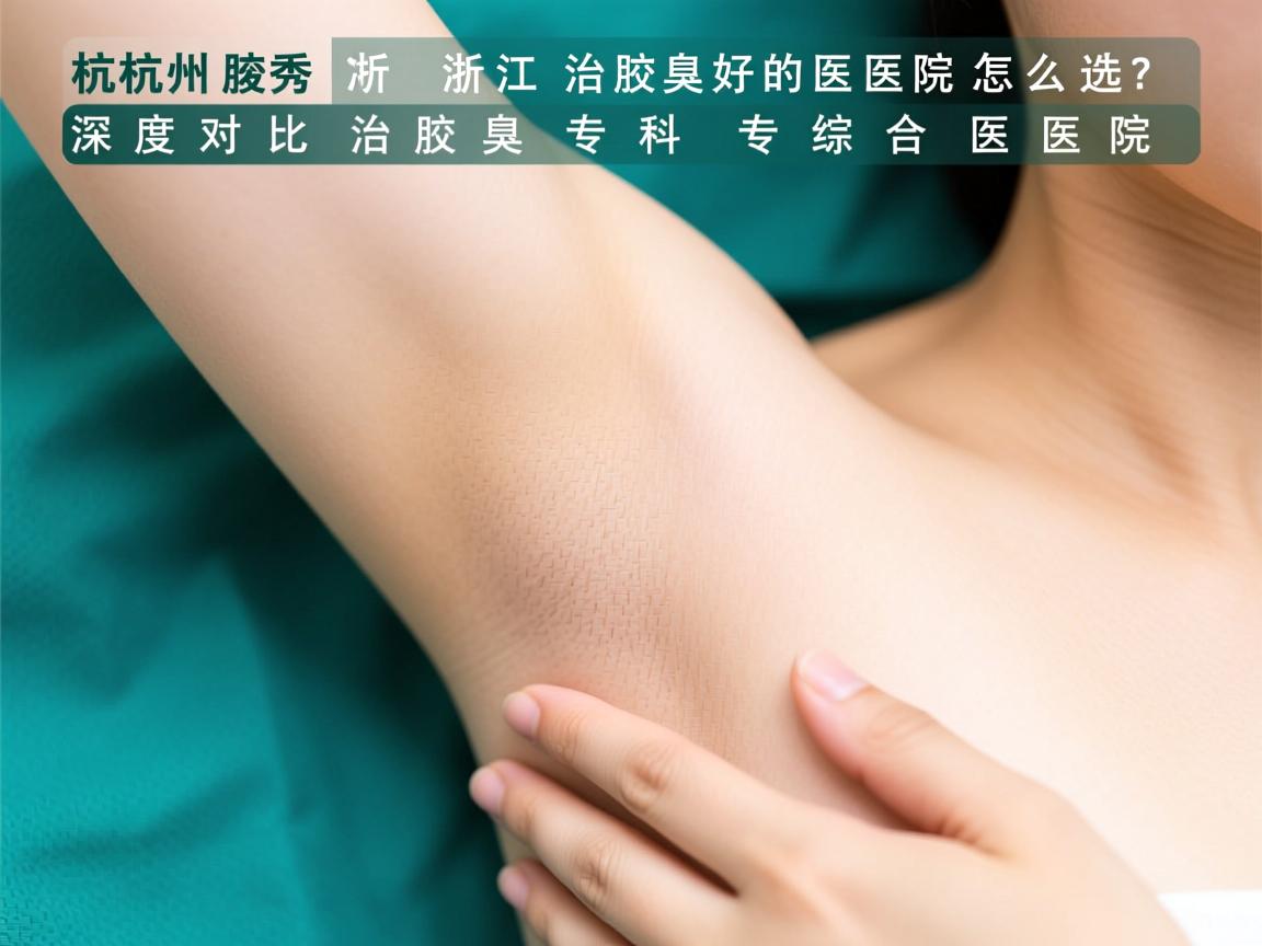 杭州腋秀解析，浙江治腋臭最好的医院怎么选？深度对比治腋臭专科与综合医院