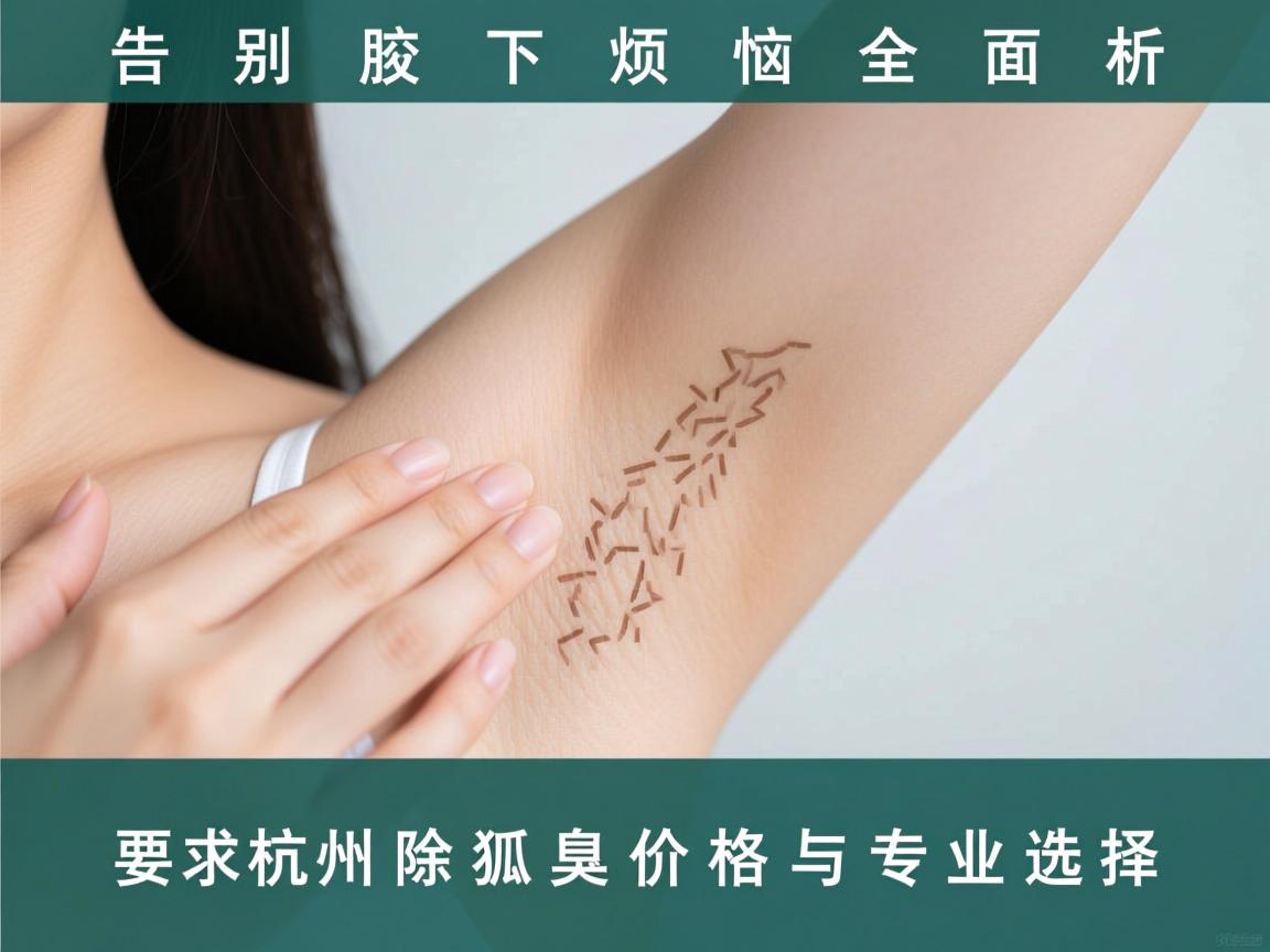告别腋下烦恼，全面解析杭州除狐臭价格与专业选择