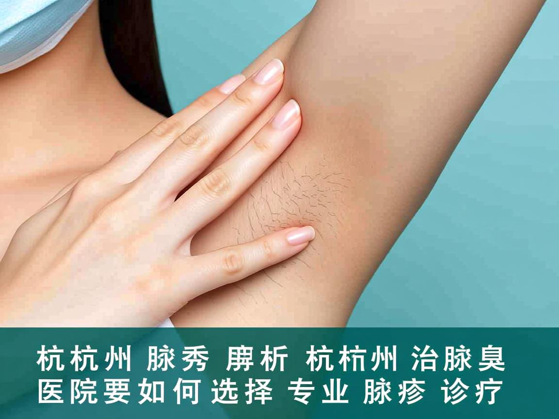 杭州腋秀解析，杭州治腋臭医院如何选择专业腋臭诊疗