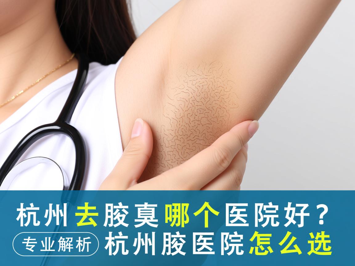 杭州去腋臭哪个医院好？专业解析杭州腋臭医院怎么选