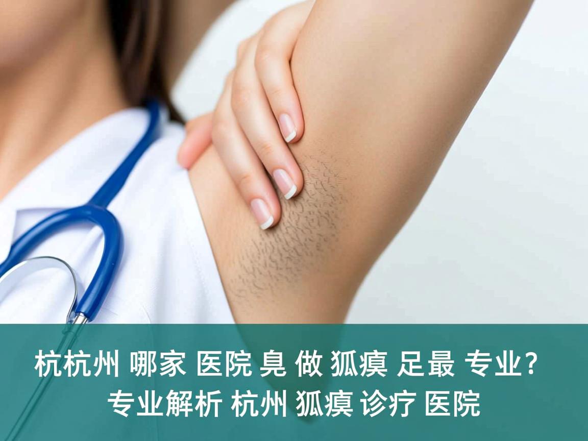 杭州哪家医院做狐臭最专业？专业解析杭州狐臭诊疗医院