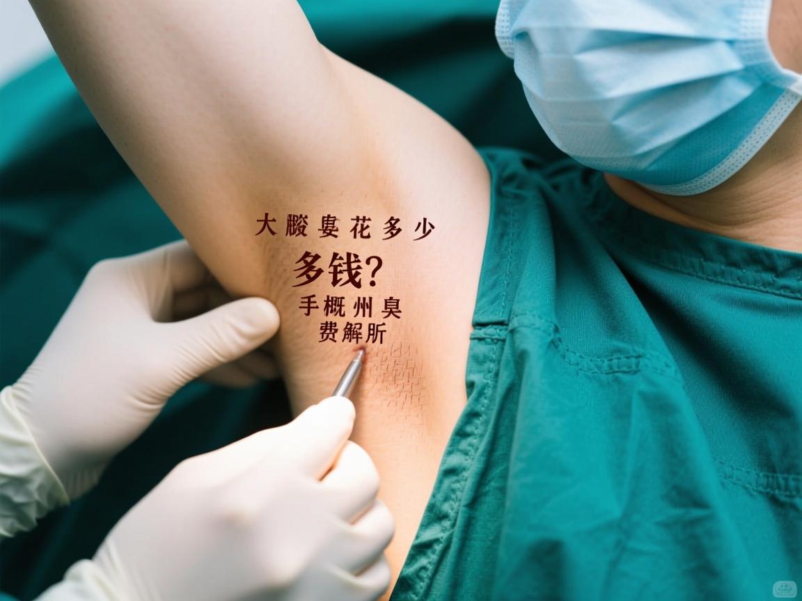 杭州腋臭手术大概要花多少钱？深度解析杭州腋臭手术费用