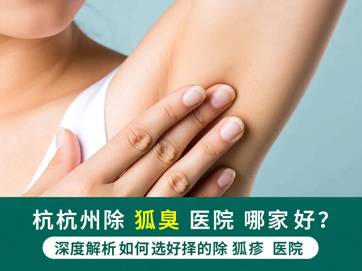 杭州除狐臭医院哪家好？深度解析如何选择好的除狐臭医院
