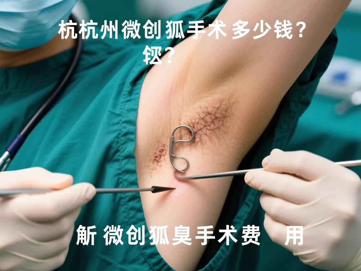 杭州微创狐臭手术多少钱？解析微创狐臭手术费用