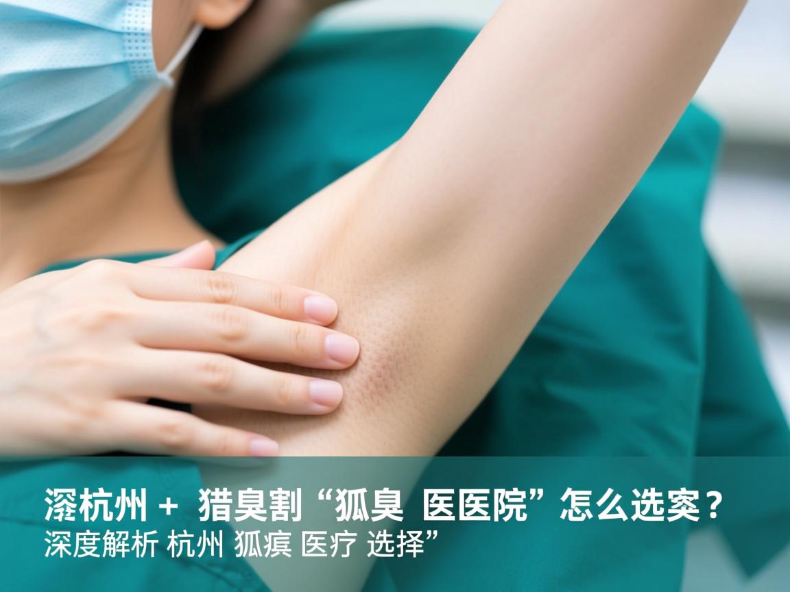 杭州割狐臭医院怎么选？深度解析杭州狐臭医疗选择