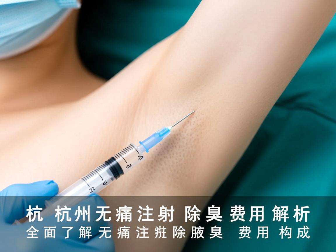 杭州无痛注射除腋臭费用解析，全面了解无痛注射除腋臭的费用构成