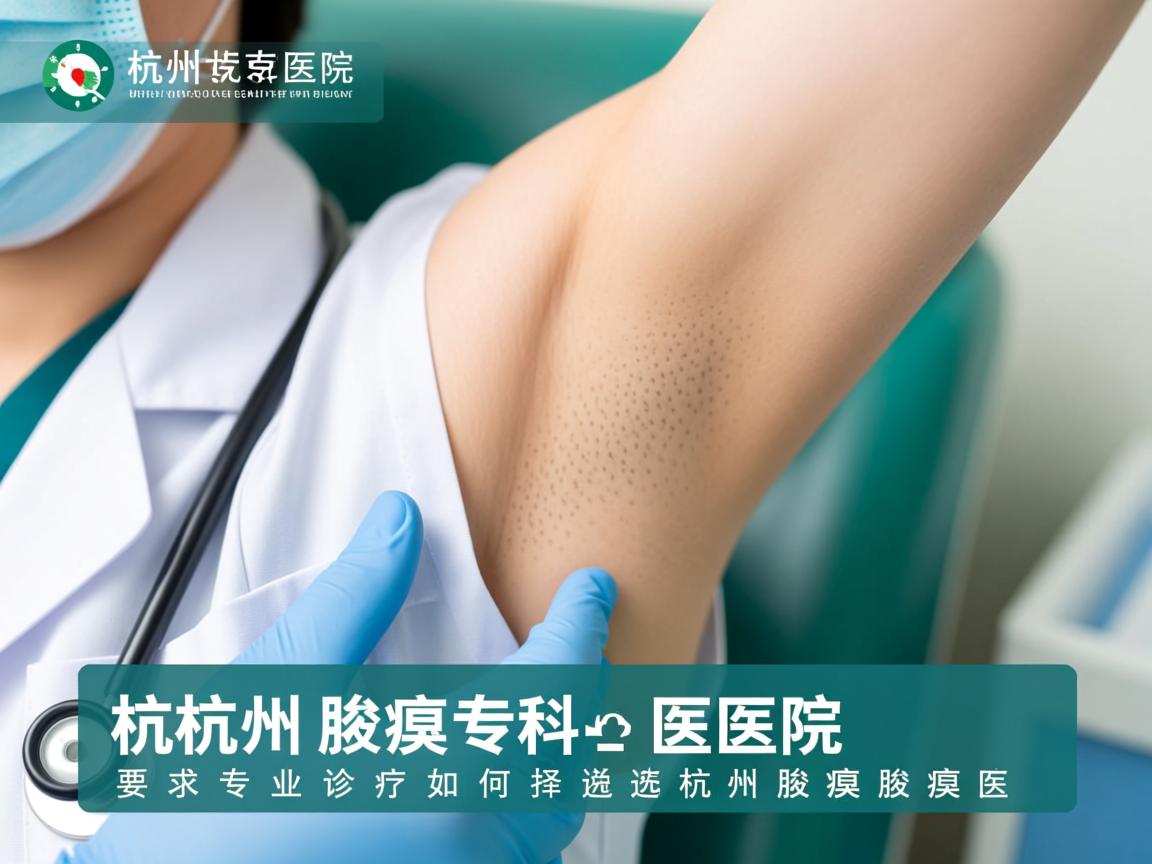 杭州腋臭专科医院解析，专业诊疗如何选择杭州腋臭医院