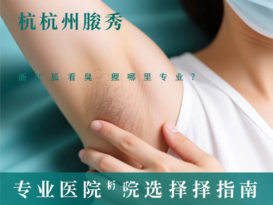 杭州腋秀解析,浙江看狐臭哪里专业?专业医院选择指南 杭州腋秀解析,浙江看狐臭哪里专业?专业医院选择指南