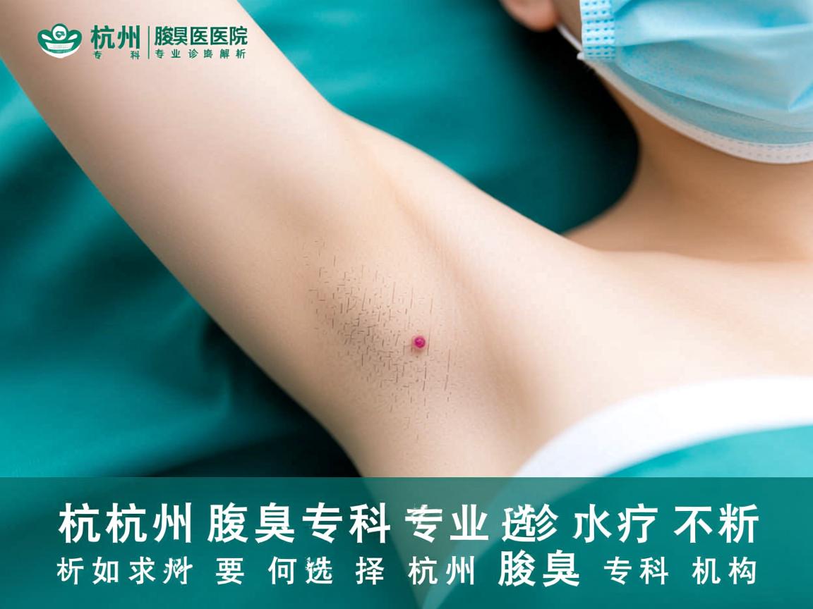 杭州腋臭专科医院解析，专业诊疗如何选择杭州腋臭专科机构