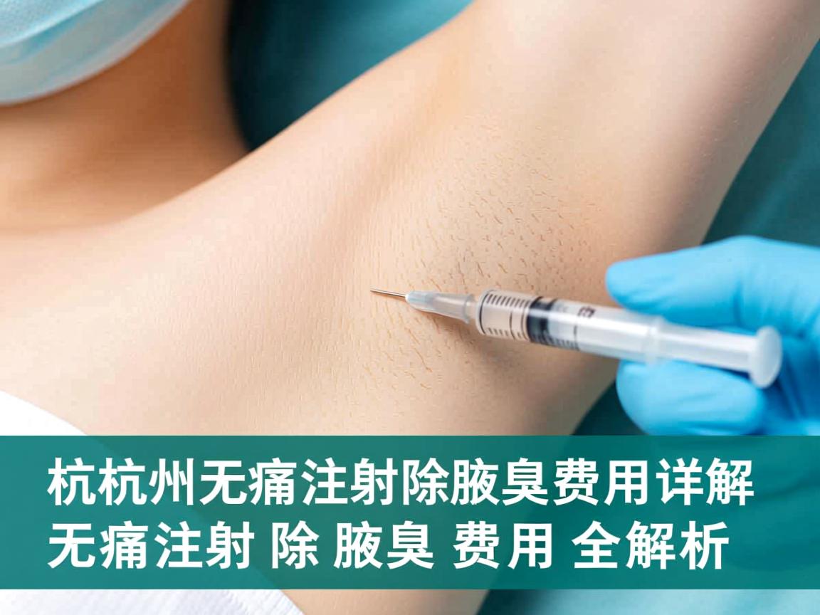 杭州无痛注射除腋臭费用详解,无痛注射除腋臭费用全解析 杭州无痛注射除腋臭费用详解,无痛注射除腋臭费用全解析
