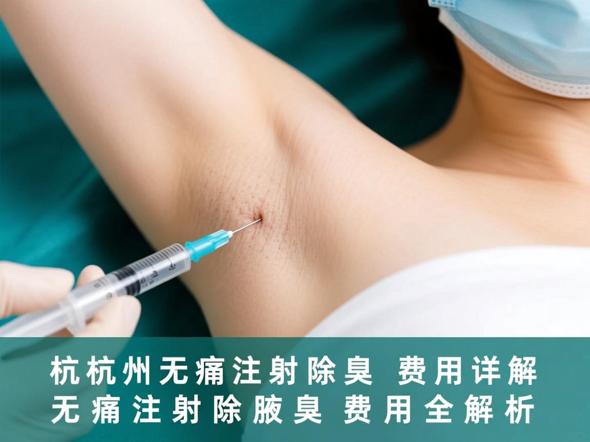 杭州无痛注射除腋臭费用详解,无痛注射除腋臭费用全解析 杭州无痛注射除腋臭费用详解,无痛注射除腋臭费用全解析
