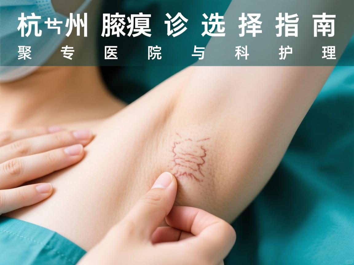 杭州腋臭诊疗选择指南，聚焦专业医院与科学护理
