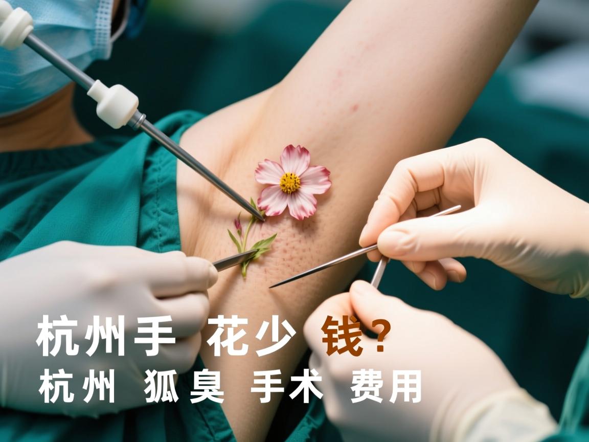 杭州狐臭手术花多少钱？深度解析杭州狐臭手术费用