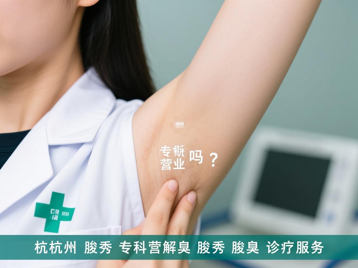杭州腋秀腋臭专科营业吗？深度解析腋秀腋臭诊疗服务