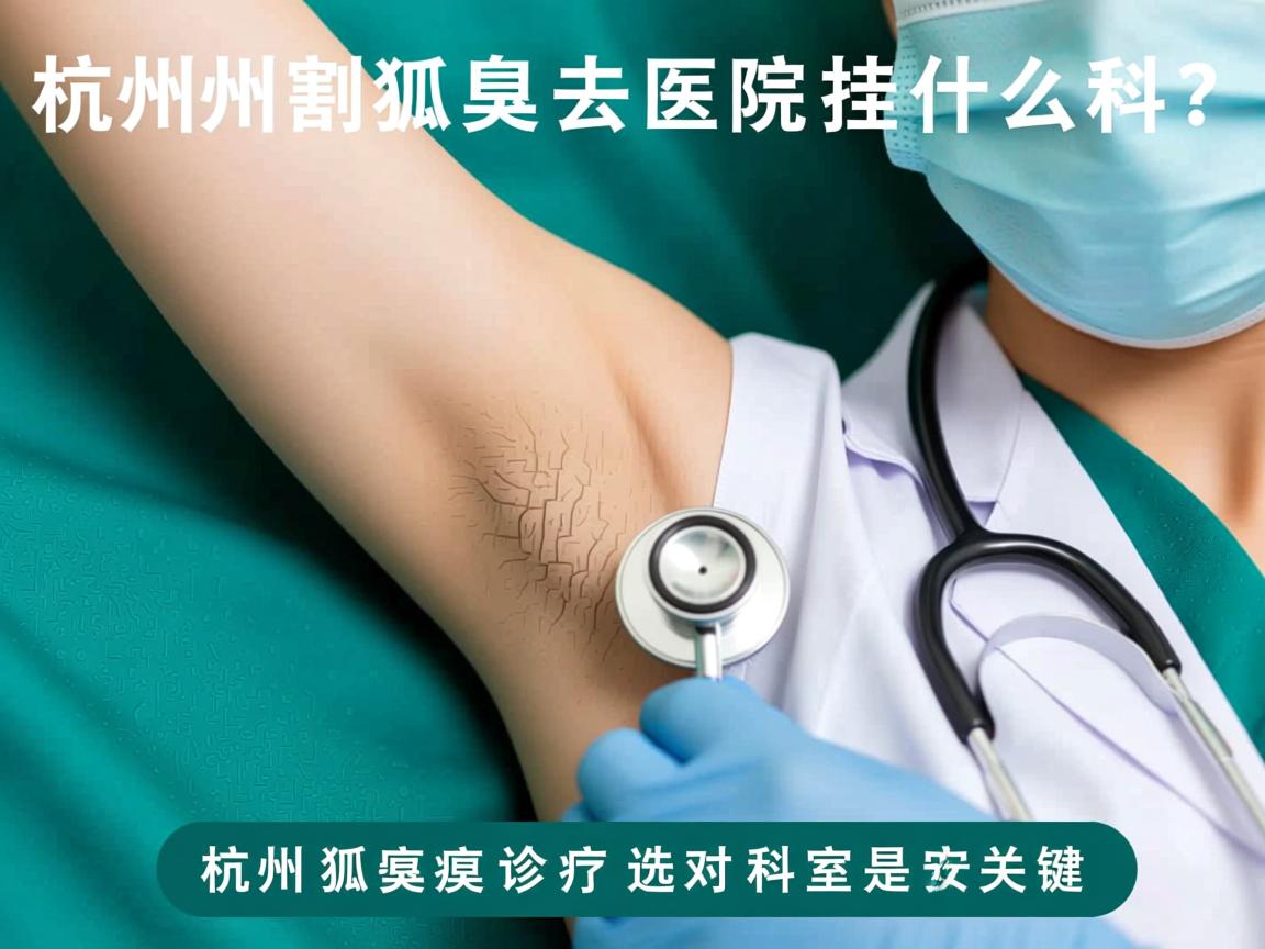 杭州割狐臭去医院挂什么科?杭州狐臭诊疗选对科室是关键 杭州割狐臭去医院挂什么科?杭州狐臭诊疗选对科室是关键