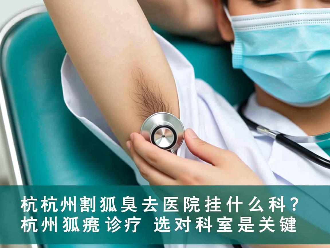 杭州割狐臭去医院挂什么科?杭州狐臭诊疗选对科室是关键 杭州割狐臭去医院挂什么科?杭州狐臭诊疗选对科室是关键