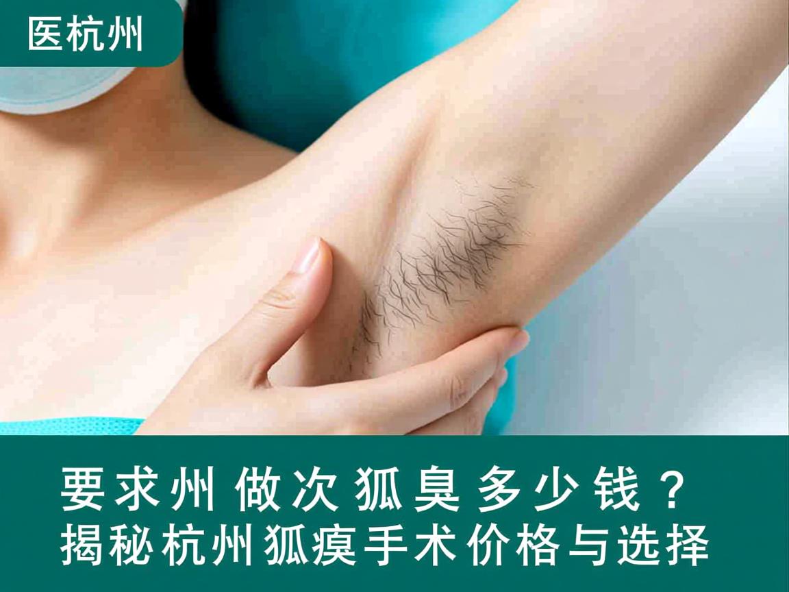 杭州做次狐臭多少钱?揭秘杭州狐臭手术价格与选择 杭州做次狐臭多少钱?揭秘杭州狐臭手术价格与选择