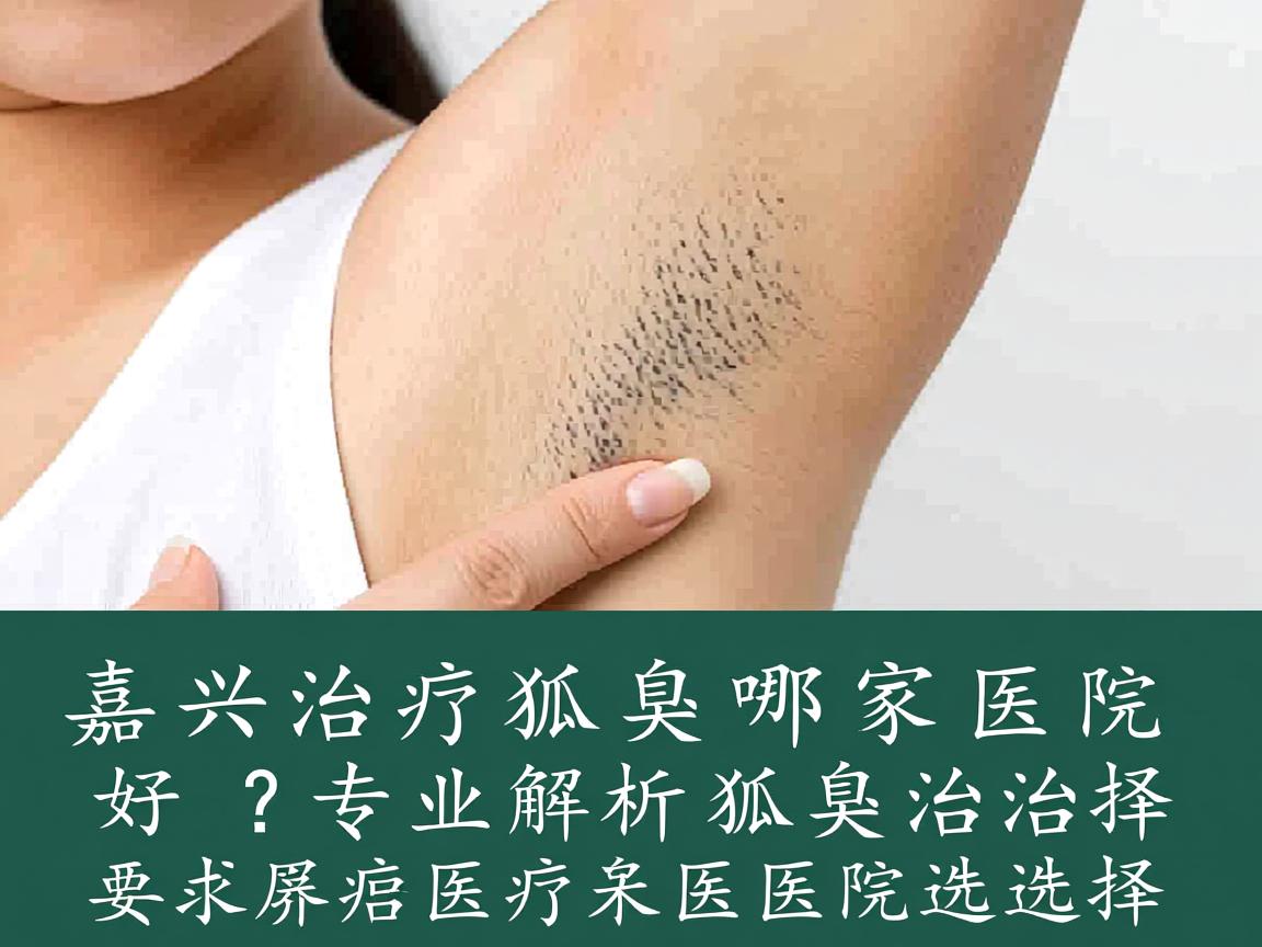 嘉兴治疗狐臭哪家医院好？专业解析狐臭治疗医院选择