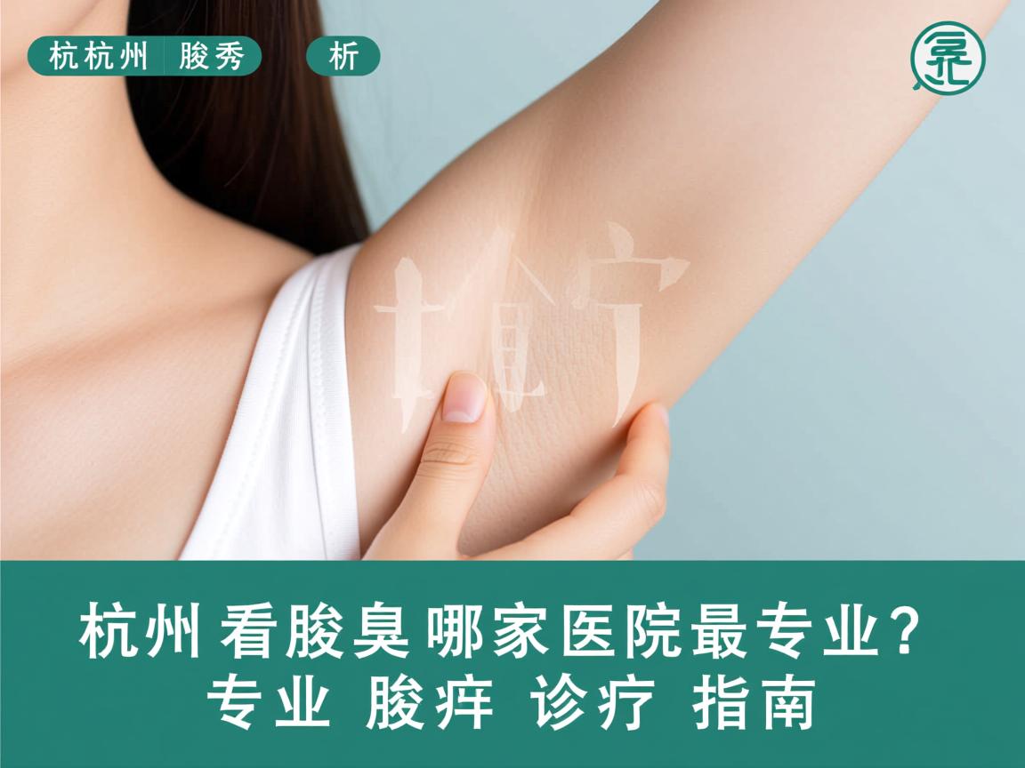 杭州腋秀解析，杭州看腋臭哪家医院最专业？专业腋臭诊疗指南