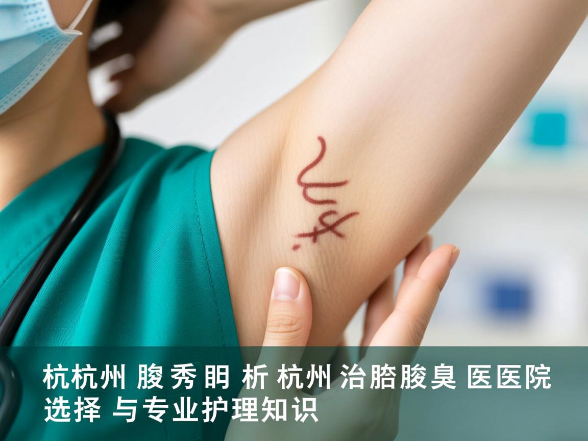 杭州腋秀解析，杭州治腋臭的医院如何选择与专业护理知识