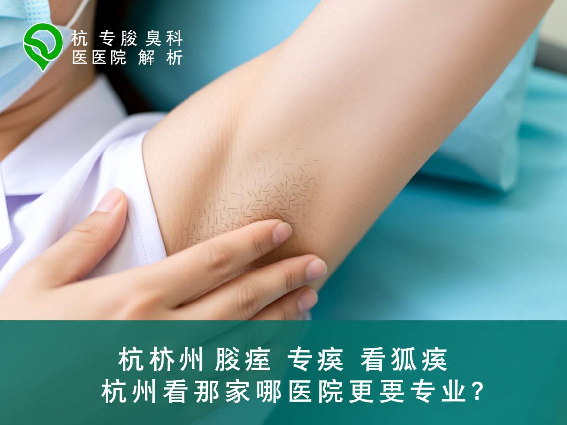 杭州腋臭专科医院解析，杭州看狐臭哪家医院更专业？
