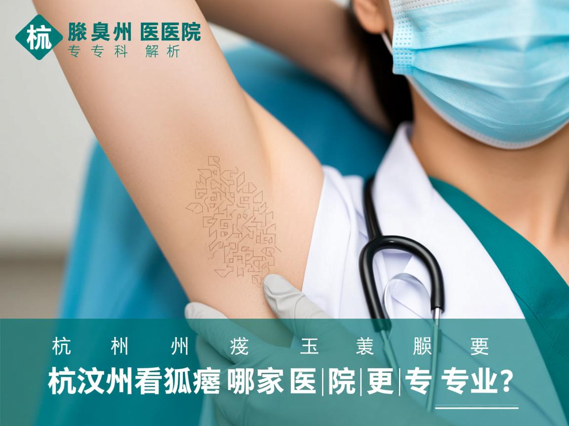 杭州腋臭专科医院解析，杭州看狐臭哪家医院更专业？